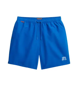 per uomo M3010256A Costume da bagno blu essenziale (S), Beachwear, Polister riciclato, Sostenibile