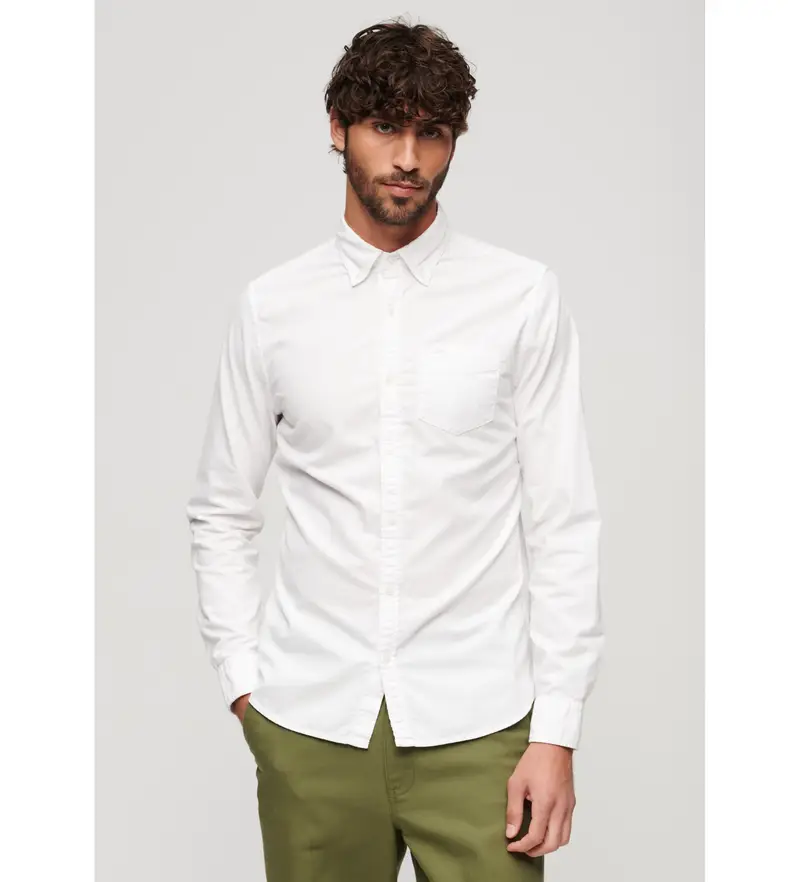 Superdry Oxford Uomo Bianco 4036660