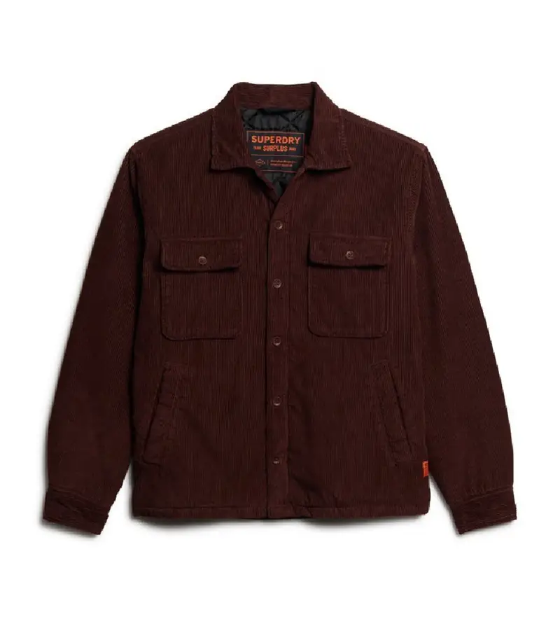 per uomo M4010827A Giacca in velluto a coste in eccedenza bordeaux (XL), Casual, Cotone