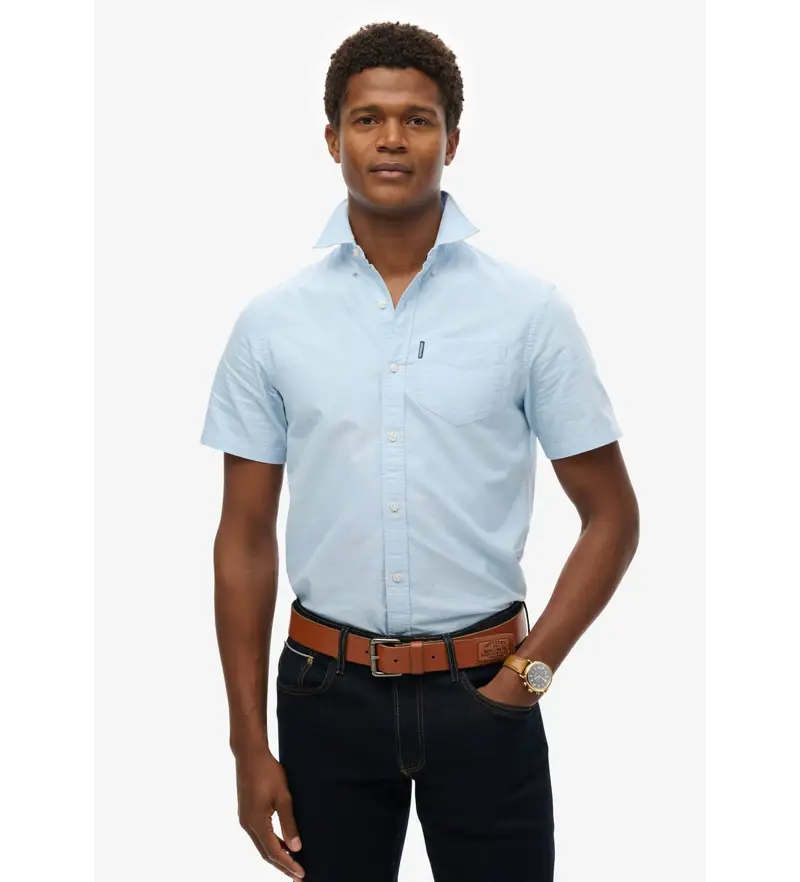 Superdry Oxford Uomo Blu 4043500