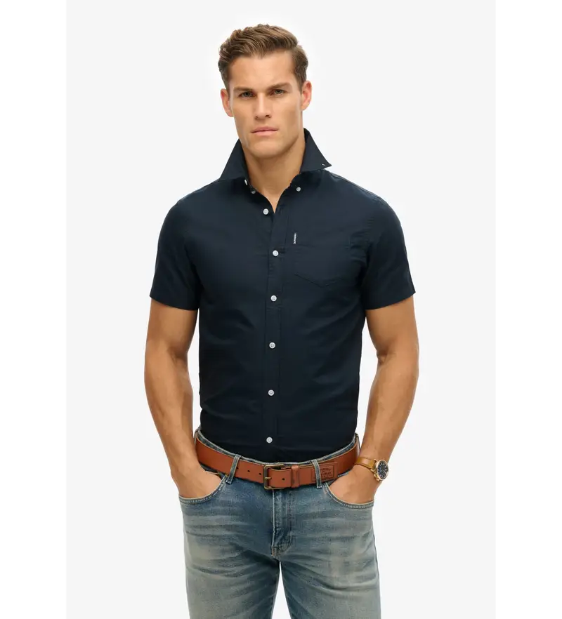 Superdry Oxford Uomo Blu 4042408