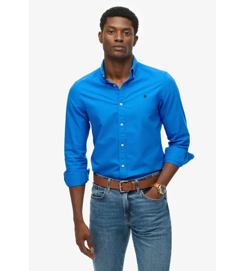 Superdry Oxford Uomo Blu 4043576