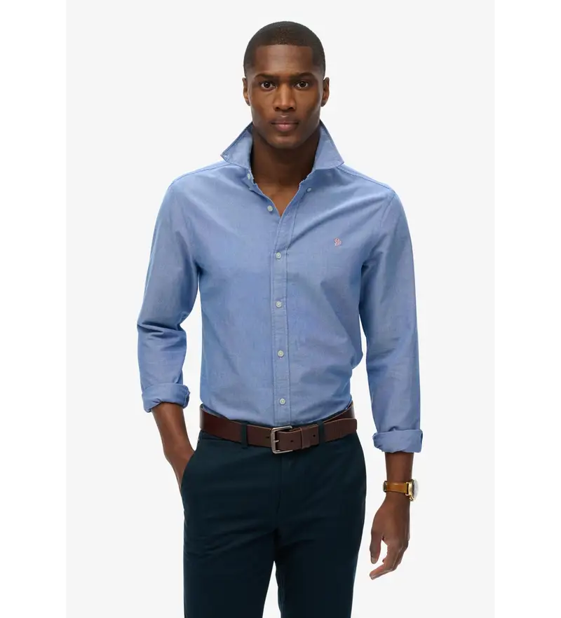 Superdry Oxford Uomo Blu 4109257