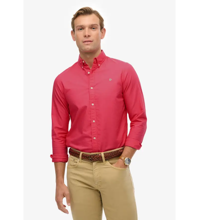 Superdry Oxford Uomo Rosa 4067752