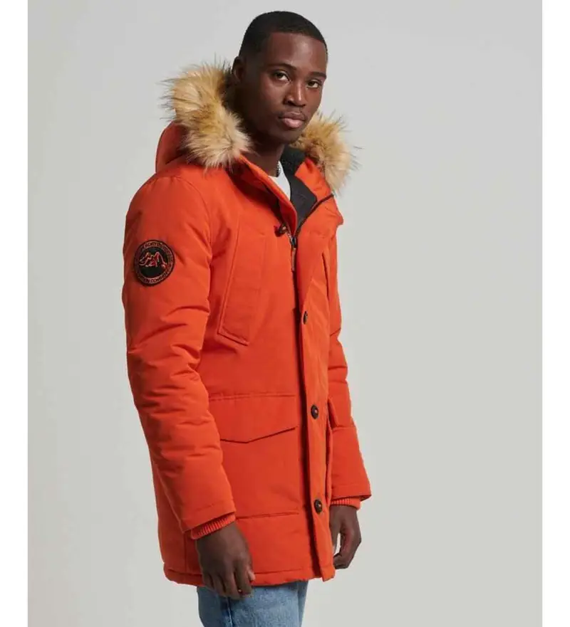Superdry Parka Uomo Arancione 4128978