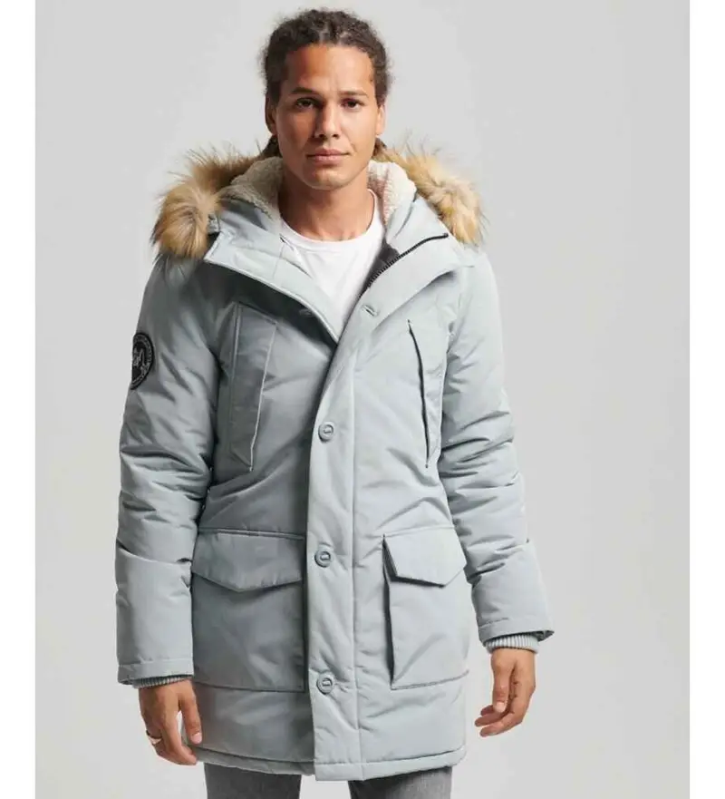 Superdry Parka Uomo Grigio 4046952