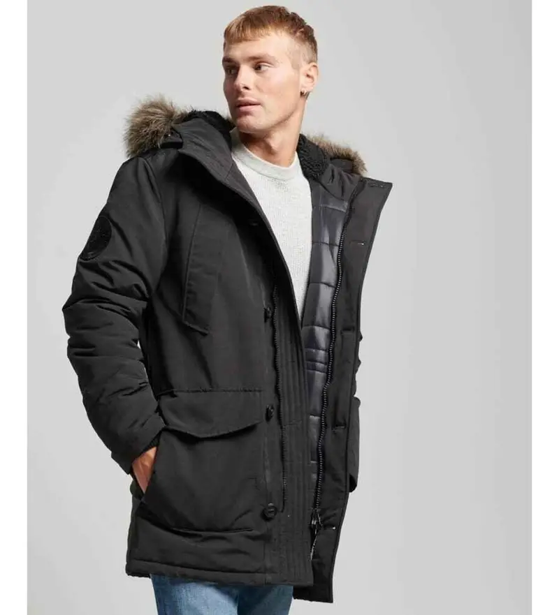 Superdry Parka Uomo Nero 4146264