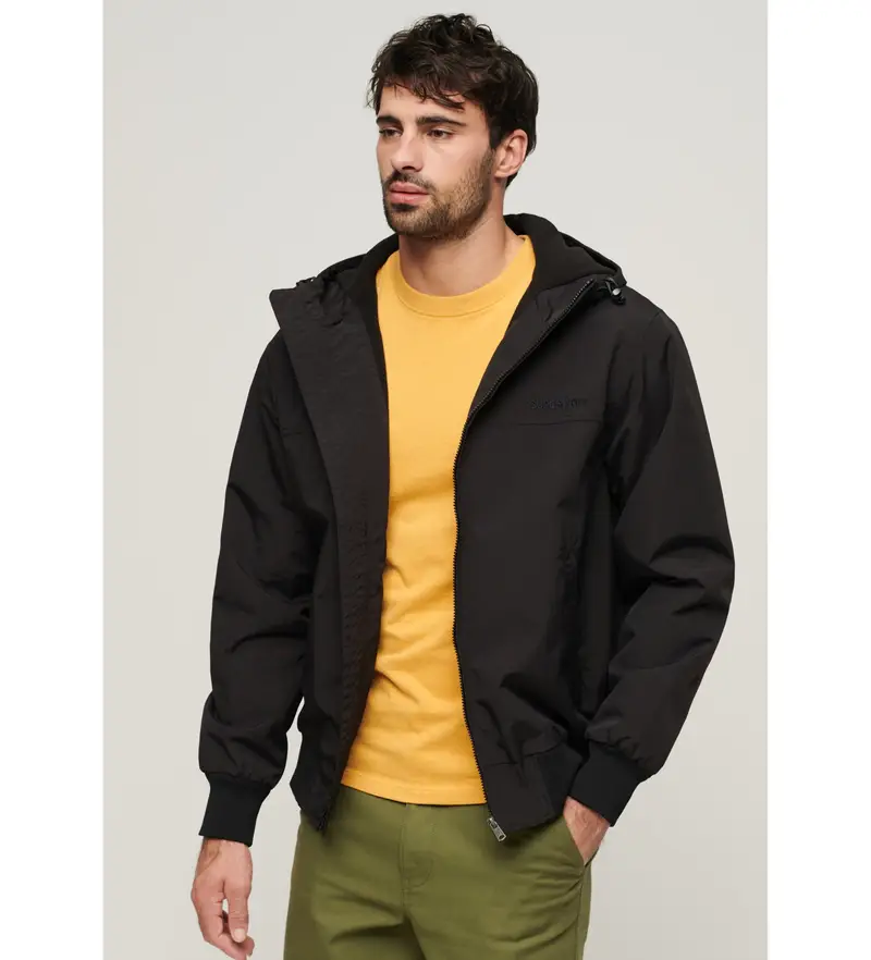 per uomo M5011876A Giubbotto bomber nero in eccesso (XXL), Casual, Poliestere, Manica lunga