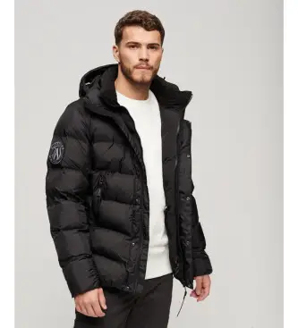 per uomo M5011902A Piumino con grafica nera (M), Nero, Casual, Polister riciclato