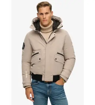 per uomo M5011908A Bomber trapuntato City beige (XXL), Casual, Polister riciclato, Sostenibile