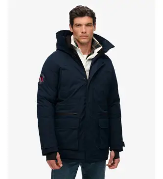 per uomo M5011909A Parka City imbottito Marine (L), Casual, Poliestere, Navy Blu