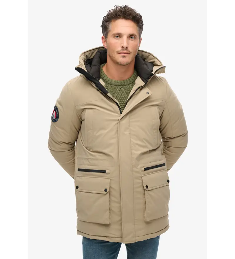 Superdry Parka Uomo Beige 4034858
