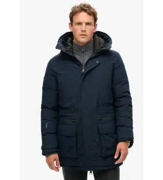 per uomo M5011909A Parka imbottito City blu scuro (XXL), Casual, Polister riciclato, Sostenibile, Navy