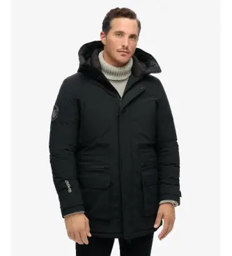 per uomo M5011909A Parka imbottito da città nero (L), Casual, Polister riciclato