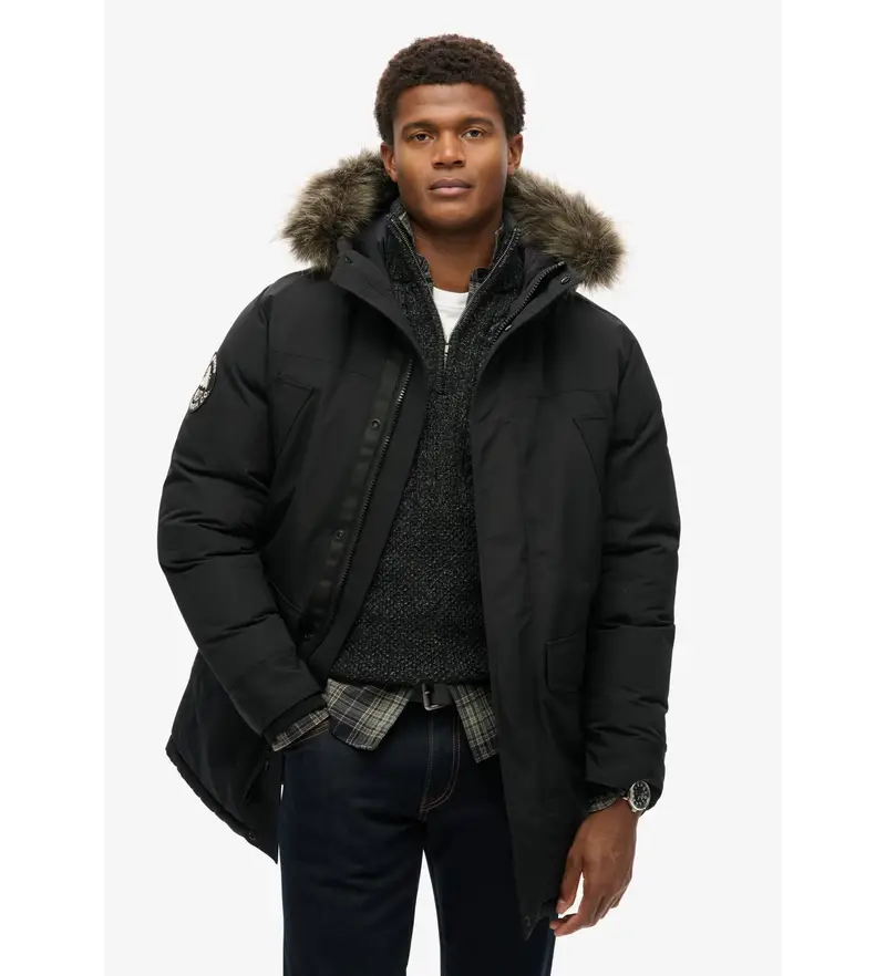 Superdry Parka Uomo Nero 4055199