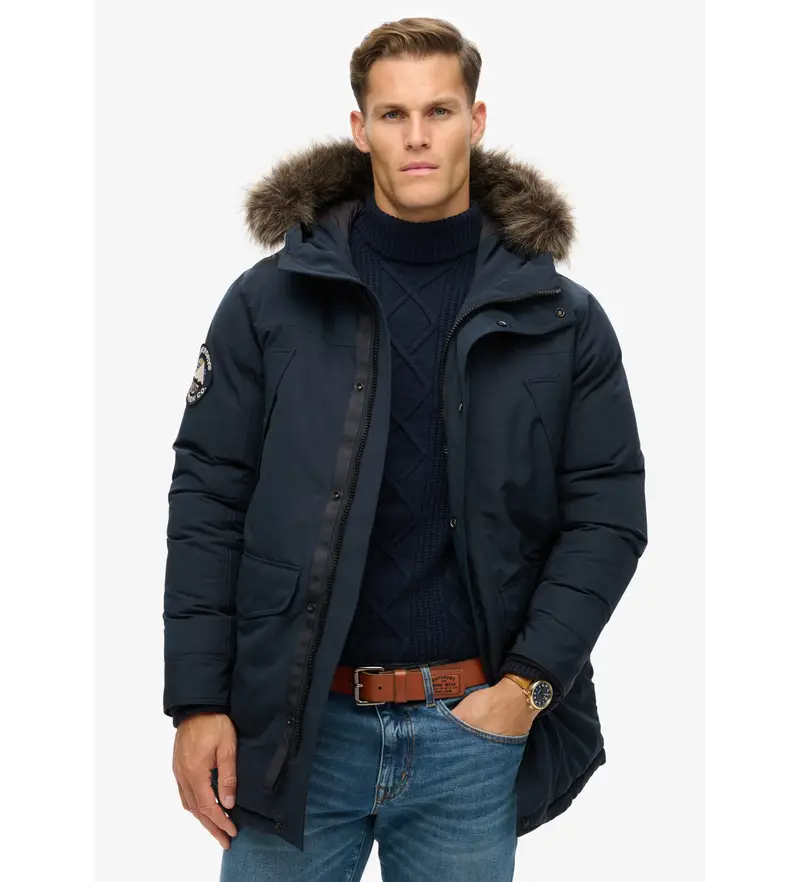 Superdry Parka Uomo Blu 4067589