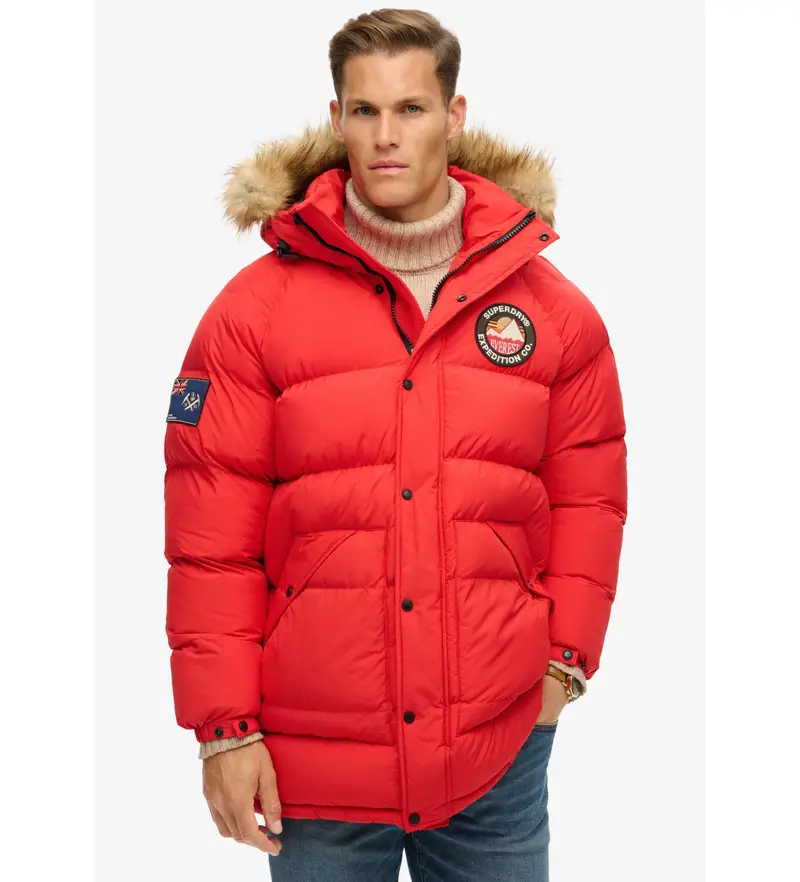 Superdry Parka Uomo Rosso 4075437