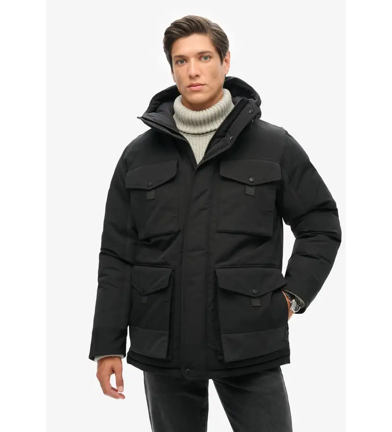 Superdry Parka Uomo Nero 4055234