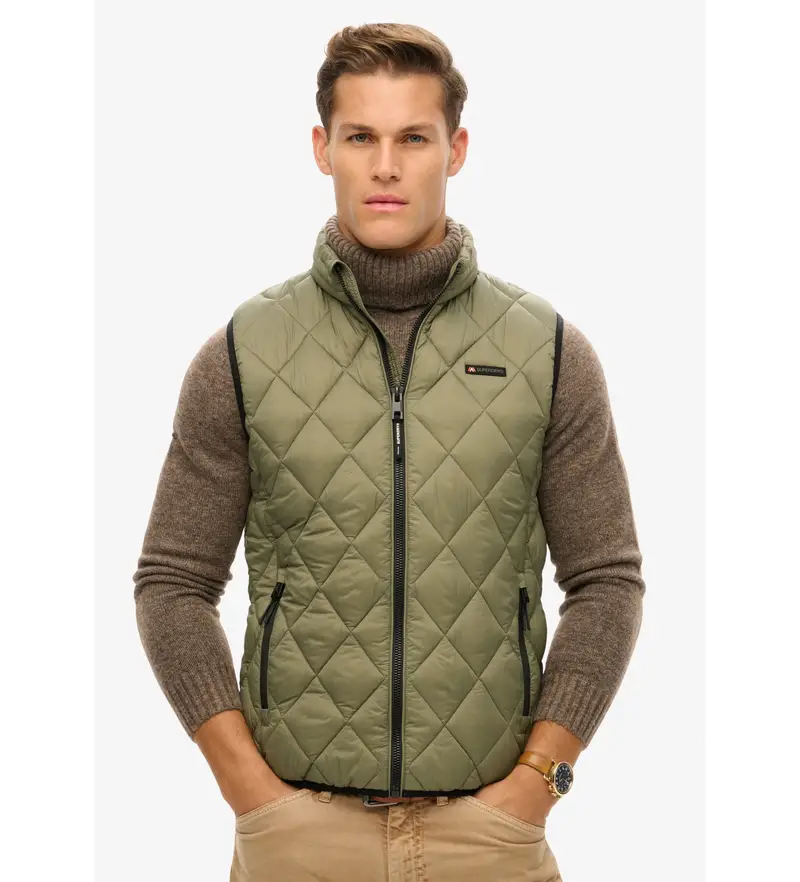 Superdry Gilet Uomo Verde 3012105