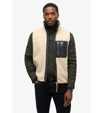 Superdry Gilet Uomo Beige 4187604