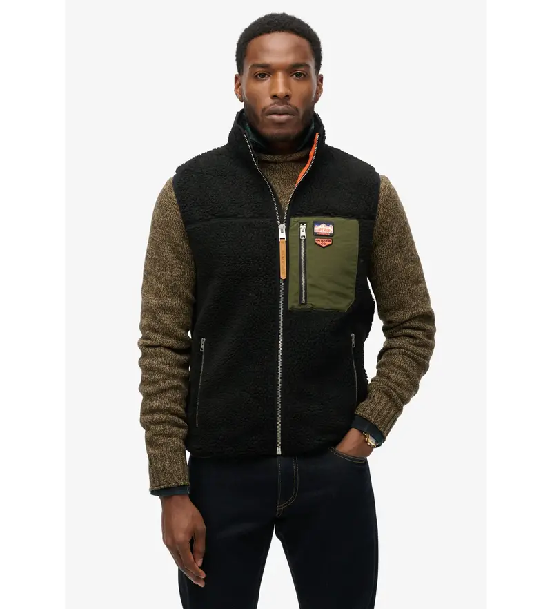 Superdry Gilet Uomo Nero 4155740