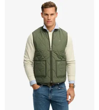 per uomo M5012211A Gilet militare verde (XL), Casual, Poliestere