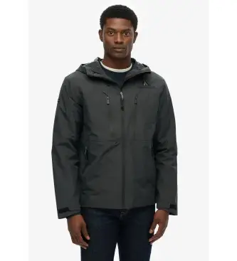 per uomo M5012249A Giacca impermeabile grigia (3XL), Casual, Grigio, Poliestere