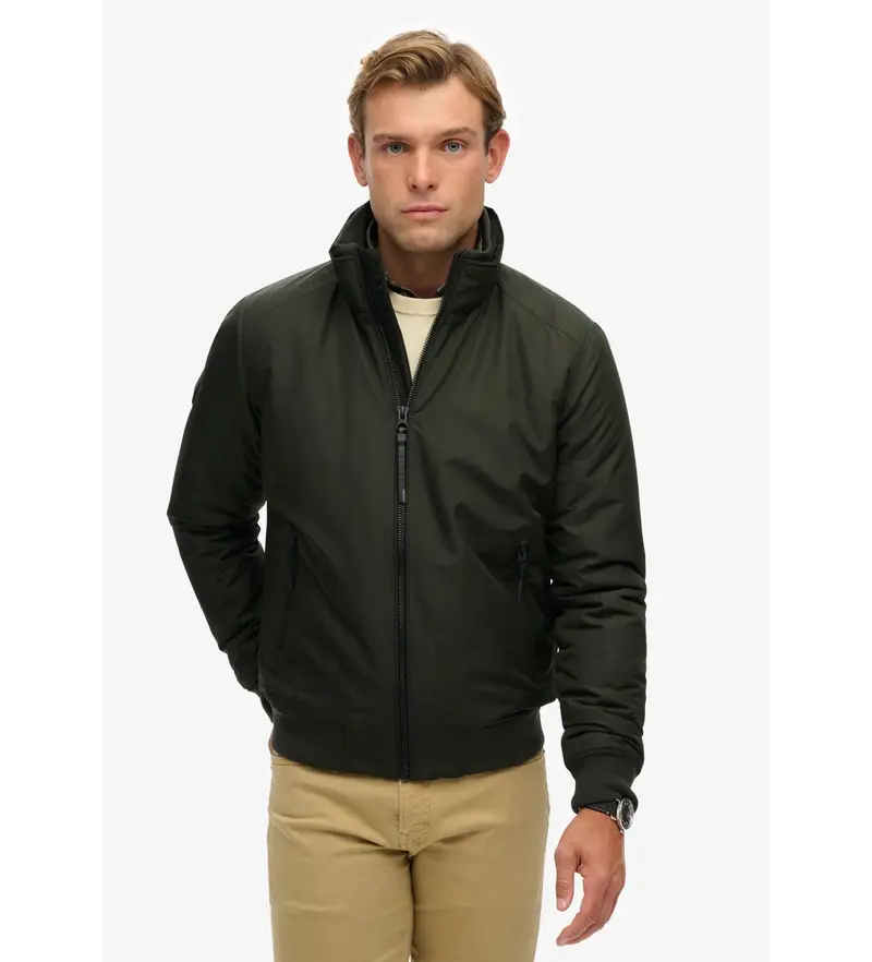 per uomo. M5012258A Giacca Harrington Green City (S), Casual, Verde, Poliestere