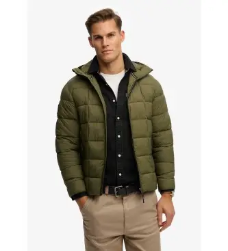 per uomo M5012340A Giacca trapuntata Fuji Lite Box verde (XL), Casual, Poliamide