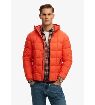 per uomo M5012340A Giacca trapuntata Fuji Lite Orange Box (XL), Casual, Arancione, Nylon riciclato