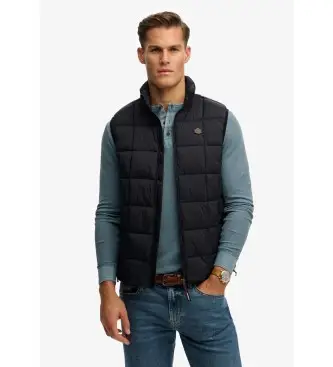 per uomo M5012342A Gilet trapuntato nero Fuji (XL), Casual, Sostenibile, Nylon riciclato