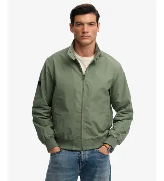 per uomo M5012343A Giacca classica Harrington verde (M), Casual, Cotone, Poliestere