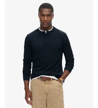 per uomo M6010845A Maglietta blu navy con scritta "Nonno" in stile vintage (M), Casual, Cotone, Manica lunga