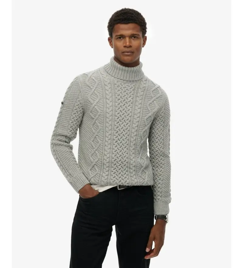 per uomo M6110673A Maglione grigio Jacob (XXL), Casual, Cotone