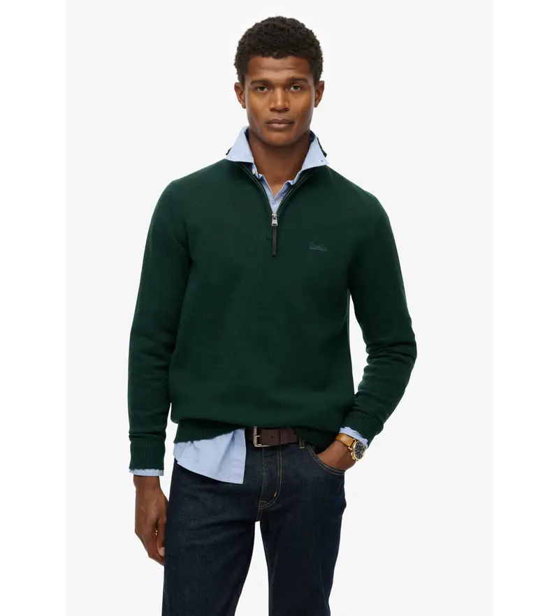 per uomo. M6110688A Maglione di lana verde (M), Casual