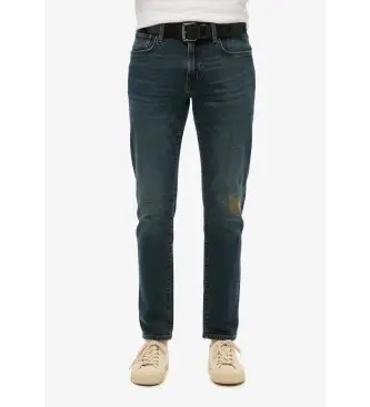 per uomo M7010888A Jeans blu slim vintage (30/30), Casual, Cotone, Denim