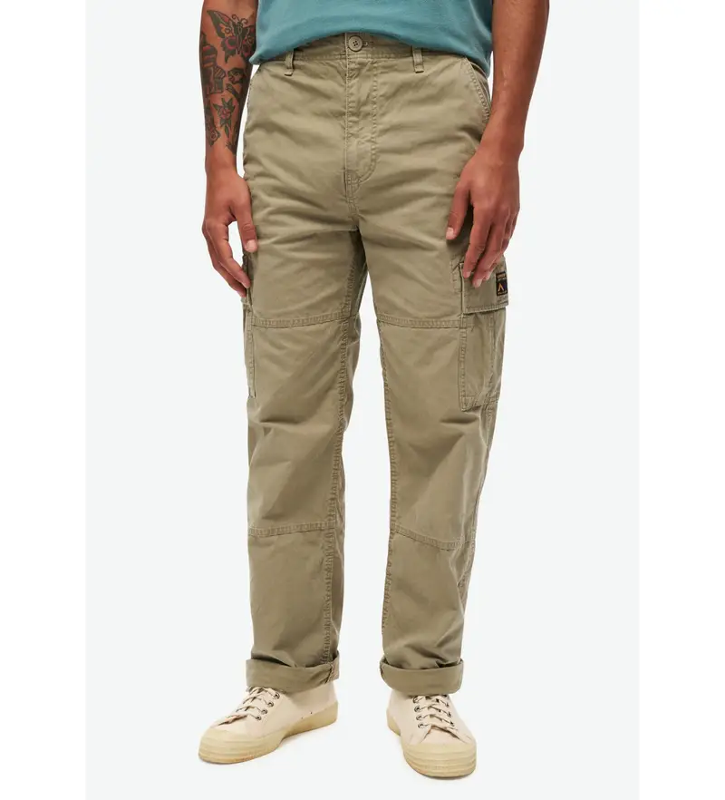 Superdry Pantaloni cargo Uomo Verde 2682703