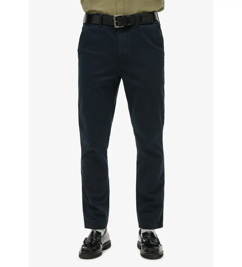per uomo M7011135A Pantaloni cinesi della Marina Internazionale (28/32), Casual, Cotone, Navy