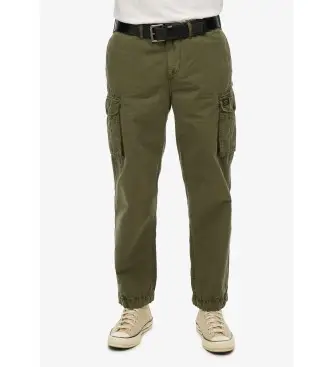 per uomo M7011389A Pantaloni cargo leggeri verde paracadute (28/32), Casual, Cotone