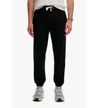 per uomo M7011462A Pantaloni Essential Logo Classic neri (S), Nero, Casual, Cotone