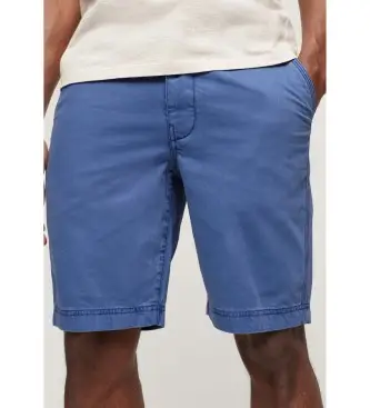 per uomo M7110397A Pantaloncini cinesi blu da ufficiale (36), Casual, Cotone
