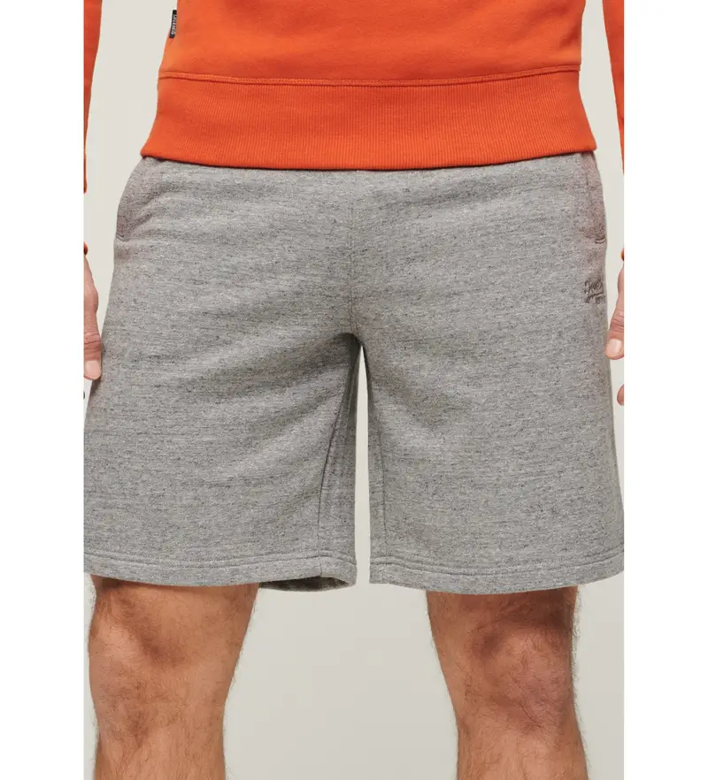 per uomo M7110427A Shorts in maglia grigia (XXL), Casual, Grigio, Cotone