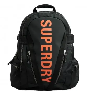 per uomo Y9110157A Zaino Mountain Graphic Canvas nero (OSFA), Casual, Arancione, Poliestere