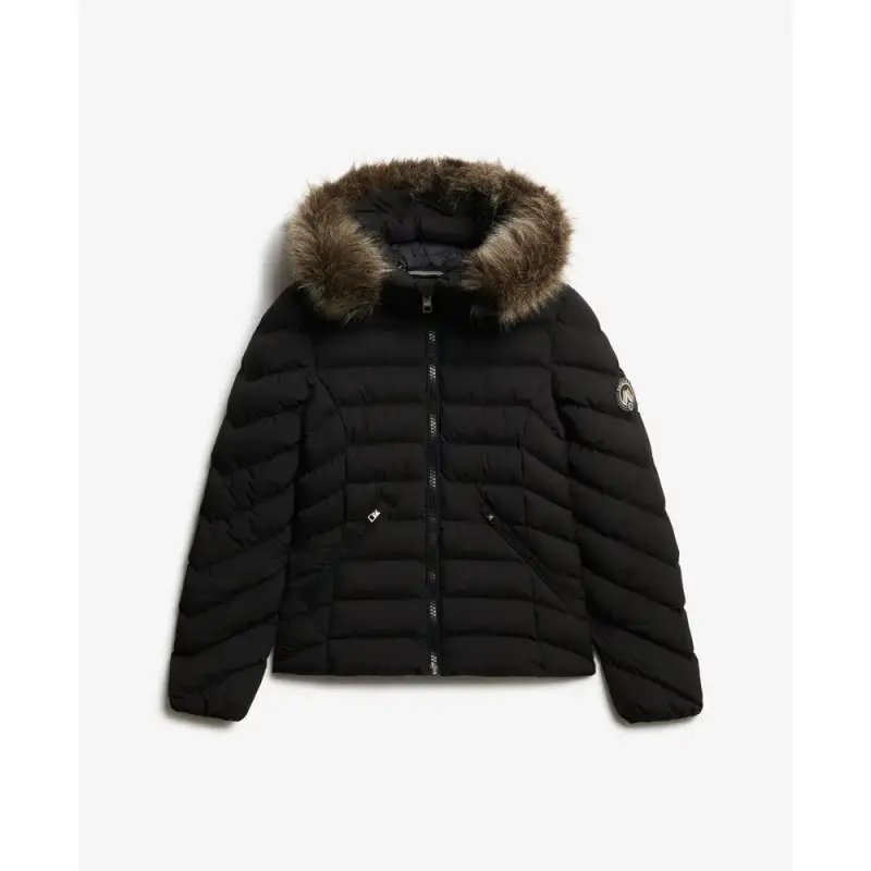 Piumino con cappuccio da donna Superdry Fuji