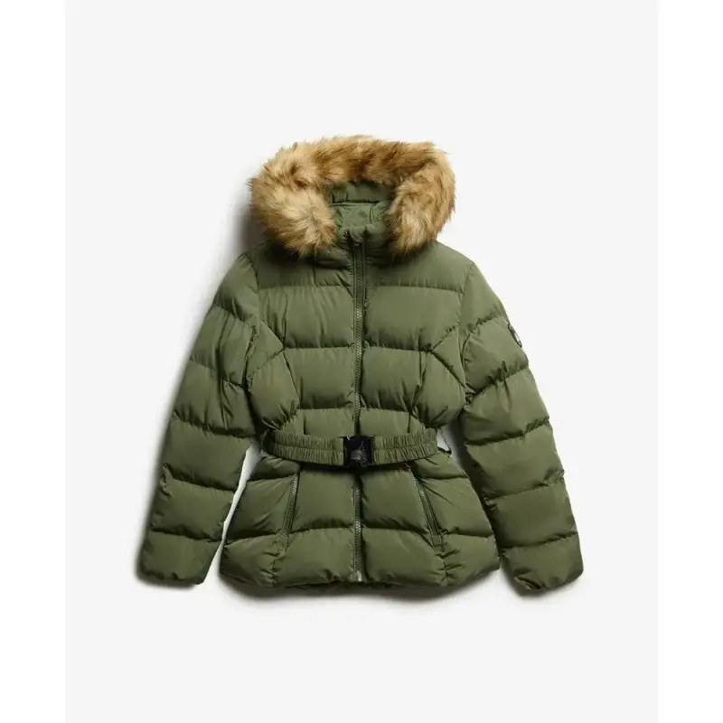 Piumino da donna Superdry Fuji Belted