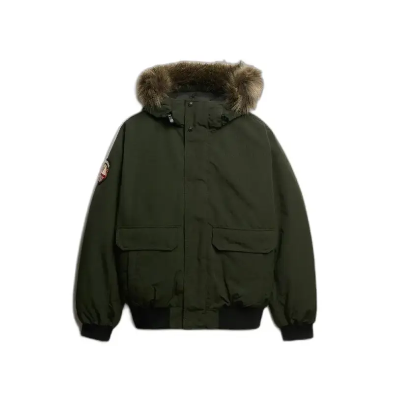 Piumino Superdry Bomber à fourrure synthétique Everest