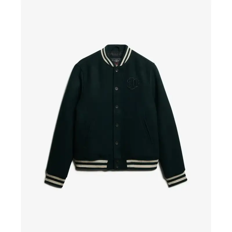 Piumino Superdry Bomber en laine Varsity Monogram