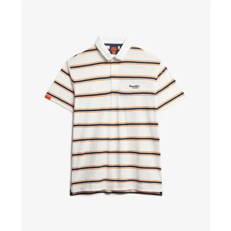 Polo a righe leggero Superdry