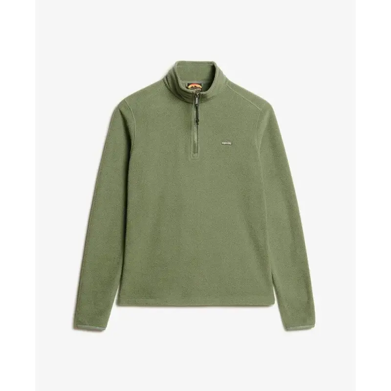 Polo in pile donna mezza zip Superdry