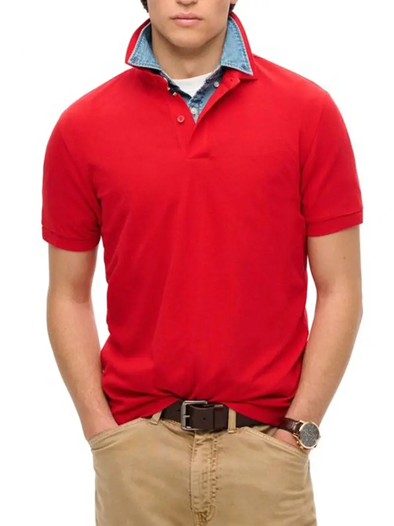 Superdry Polo Uomo Rosso 2495189